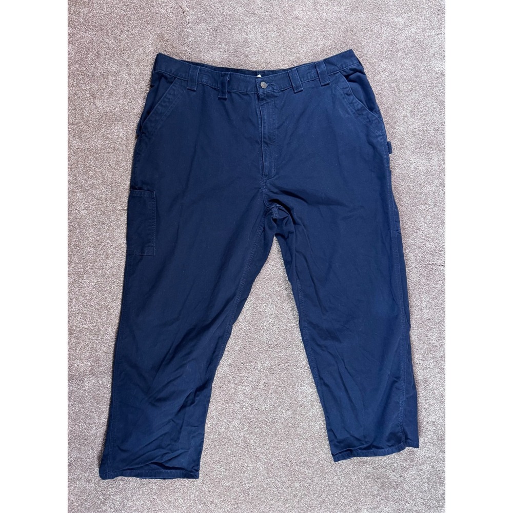 Carhartt Men's Black Work Utility Cargo Pants Size 44 x 30 B151 BLK